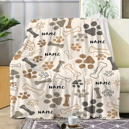 Personalized Pet Name Blanket