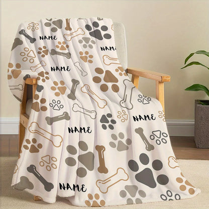 Personalized Pet Name Blanket