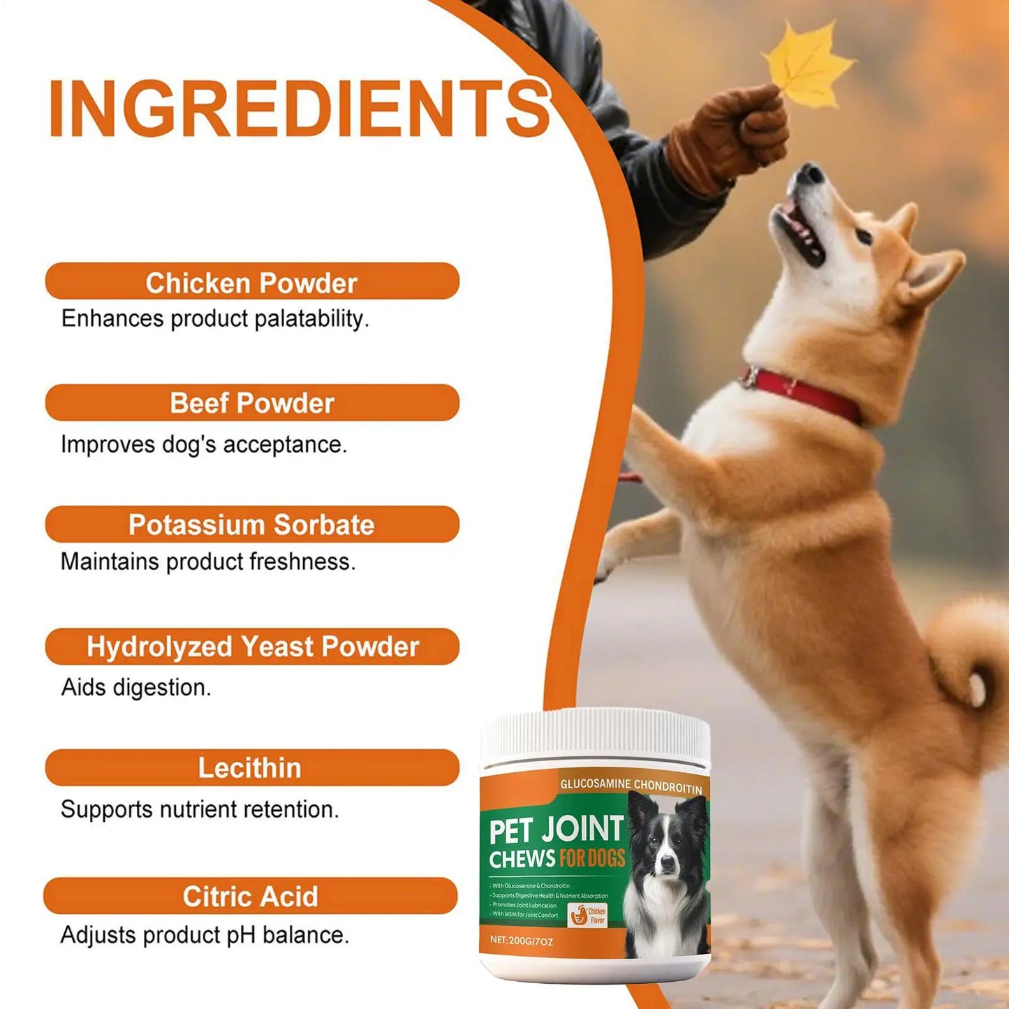 Joint Support Chews ( Glucosamine )