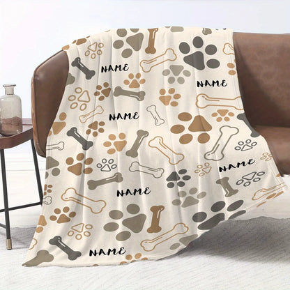 Personalized Pet Name Blanket